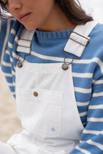 Load image into Gallery viewer, Marea Ivory Denim Overalls