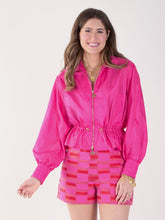 Load image into Gallery viewer, Emily McCarthy Bailey Bomber - Very Berry