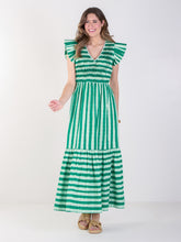 Load image into Gallery viewer, Emily McCarthy Grace Maxi - Mist Green Stripe