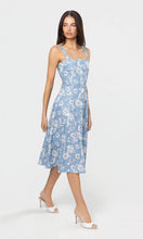 Load image into Gallery viewer, Generation Love Freida Floral Linen Dress - Heritage Toile Blue/White
