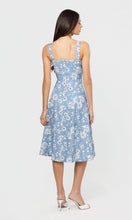 Load image into Gallery viewer, Generation Love Freida Floral Linen Dress - Heritage Toile Blue/White