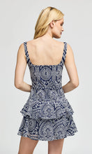 Load image into Gallery viewer, Generation Love Lisette Cotton Eyelet Dress - Navy/White