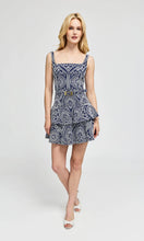 Load image into Gallery viewer, Generation Love Lisette Cotton Eyelet Dress - Navy/White