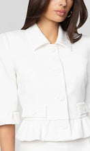 Load image into Gallery viewer, Generation Love Sutton Crepe Jacket - White