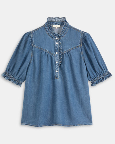 Suncoo Louise Blouse - Jeans Clair