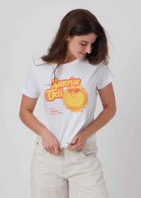 Load image into Gallery viewer, Sunny Somewhere Sunrise Deli Everyday Tee - White