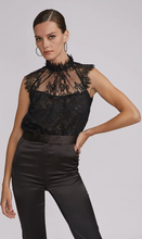 Load image into Gallery viewer, Generation Love Madalyn Lace Blouse - Black