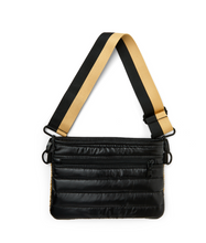 Load image into Gallery viewer, Think Royln Yacht Bum Bag 2.0 - Dune Raffia/Black Pearl