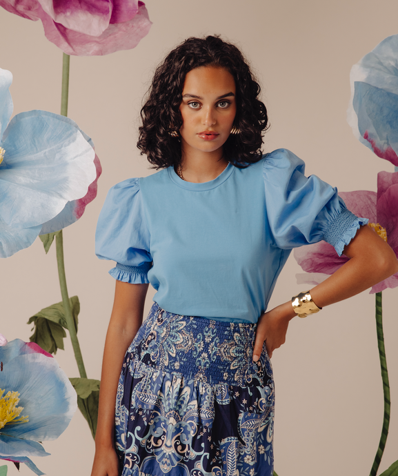 Love the Label Esme Tee - Marina