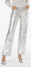 Load image into Gallery viewer, Young Fabulous &amp; Broke Clancy Pant - Distressed Silver Pleather