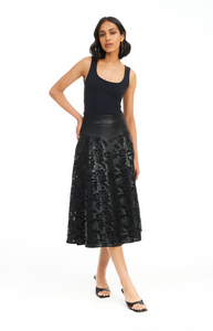 ALLISON Mila Midi Skirt - Black