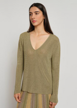 Load image into Gallery viewer, Maison Lurex Agathe Sweater - Olive Green