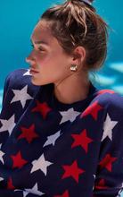 Load image into Gallery viewer, Beach Riot Callie Sweater - Americana Stars