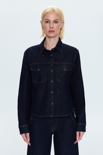 Pistola Thea Shrunken Rinse Shirt - Nightfall