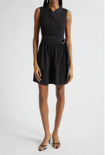 Load image into Gallery viewer, Ramy Brook Orla Cotton Knit Combo Mini Dress - Black