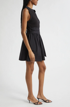 Load image into Gallery viewer, Ramy Brook Orla Cotton Knit Combo Mini Dress - Black