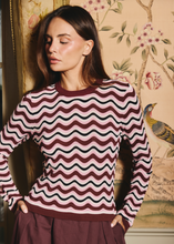 Load image into Gallery viewer, Love the Label Sarafina Knit Tee - Sakura Multi
