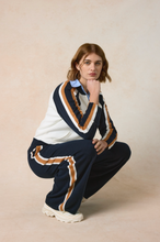 Load image into Gallery viewer, Brodie WISPR Valerie Stripe Wide Leg Pant - Navy