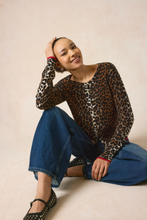 Load image into Gallery viewer, Brodie WISPR Lydia Leopard Cardi - Sand