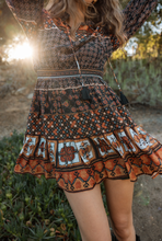 Load image into Gallery viewer, Cleobella Priyanka Mini Dress - Zocalo Print