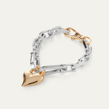 Load image into Gallery viewer, Jenny Bird Padlock Heart Chain Bracelet - 3 Colors