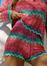 Load image into Gallery viewer, Beach Riot Balboa Short - Strawberry Ice Chevron