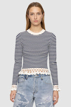 Load image into Gallery viewer, Sea Addy Striped Knit L/S Top