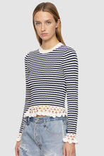 Load image into Gallery viewer, Sea Addy Striped Knit L/S Top