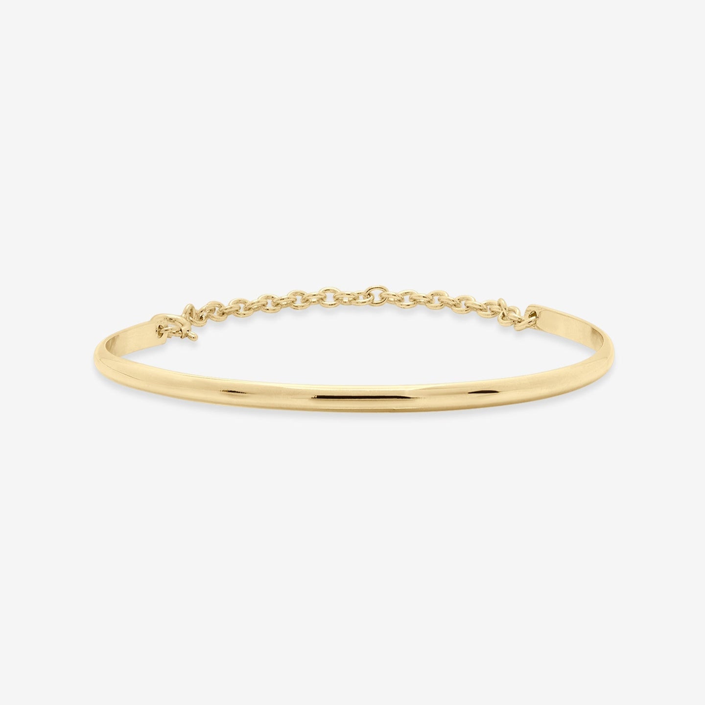 Shashi Bar Chain Bracelet Cuff - Gold