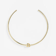 Load image into Gallery viewer, Shashi Knot Necklace Cuff - Gold
