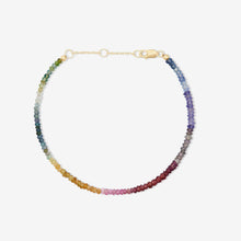 Load image into Gallery viewer, Shashi Natasha Gemstone Bracelet - Muted Rainbow