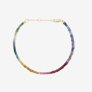 Shashi Natasha Gemstone Bracelet - Muted Rainbow