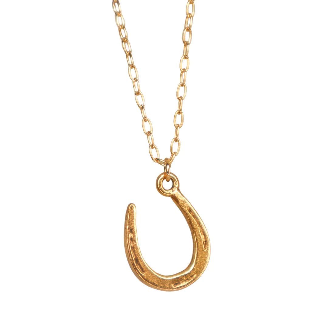 Love You More Horseshoe Necklace