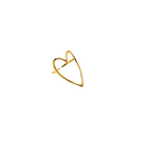 Load image into Gallery viewer, Love You More Silhouette Heart Ring