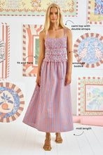 Load image into Gallery viewer, Hunter Bell Francie Dress - Lighthouse Gingham