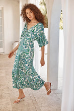 Load image into Gallery viewer, Misa Zania Dress - Reflective Botanical