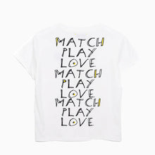 Load image into Gallery viewer, Kerri Rosenthal Suke Play Love Tee - White