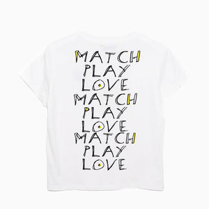 Kerri Rosenthal Suke Play Love Tee - White