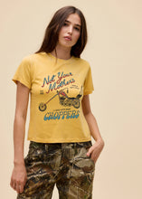Load image into Gallery viewer, Daydreamer Not Your Mother's Choppers Burnout Vintage Tee - Yellow Honey