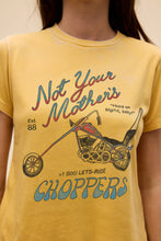 Load image into Gallery viewer, Daydreamer Not Your Mother's Choppers Burnout Vintage Tee - Yellow Honey