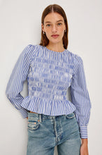 Load image into Gallery viewer, Rails Tabi Top - Mariner White Stripe