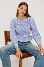 Load image into Gallery viewer, Rails Tabi Top - Mariner White Stripe