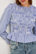 Load image into Gallery viewer, Rails Tabi Top - Mariner White Stripe