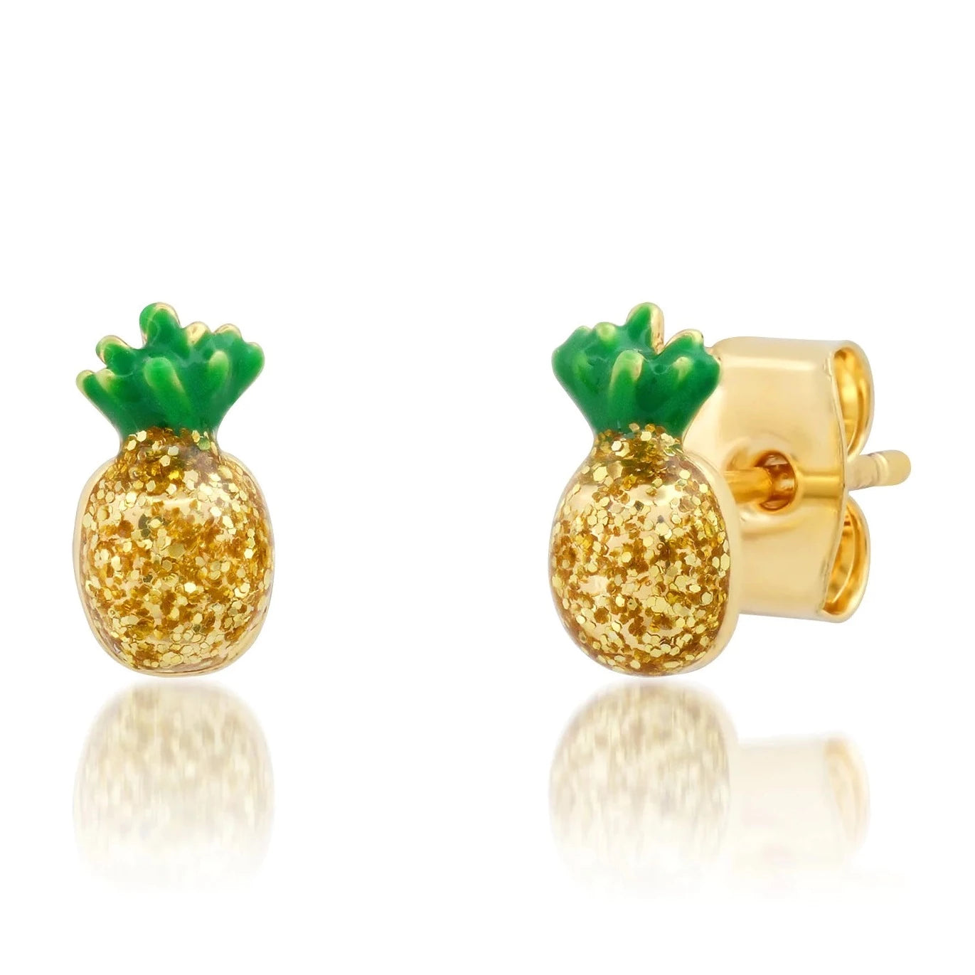 Tai Enamel Pineapple Studs