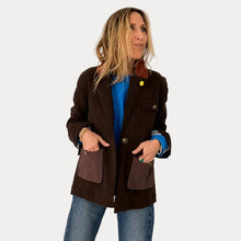 Load image into Gallery viewer, Kerri Rosenthal Love Brigade Barn Blazer - Brown