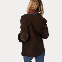 Load image into Gallery viewer, Kerri Rosenthal Love Brigade Barn Blazer - Brown