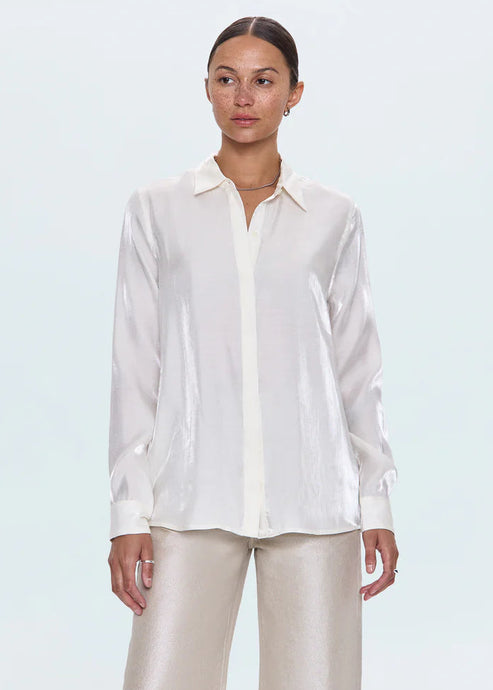 Pistola Tilda L/S Button-Up - Ecru