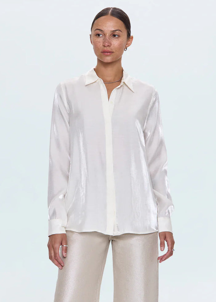 Pistola Tilda L/S Button-Up - Ecru
