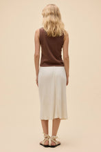 Load image into Gallery viewer, Daydreamer No Strings Attached Shrunken Tank - Chocolate Malt