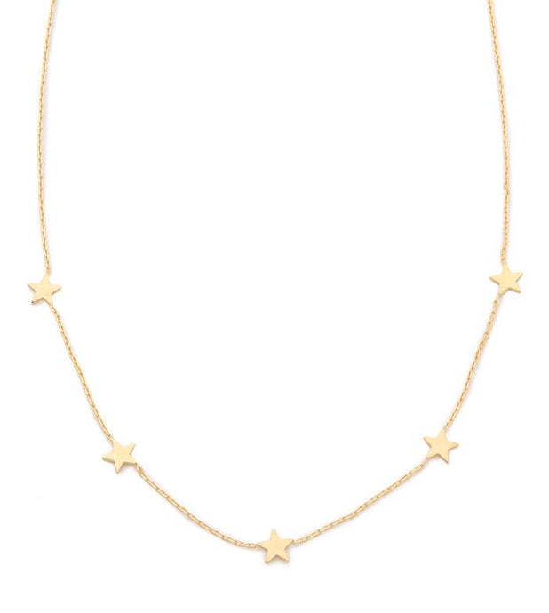 Tai Simple Five Star Necklace